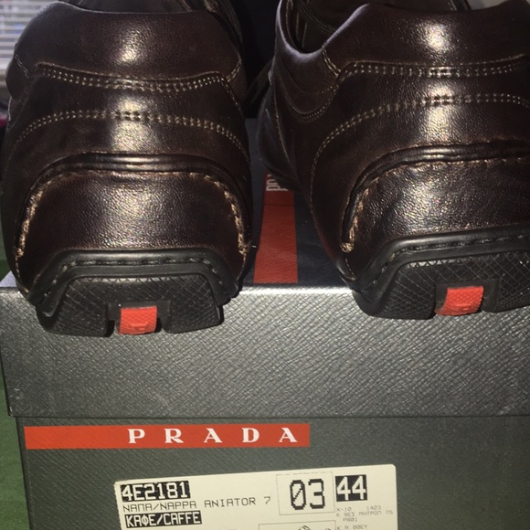 PRADA DRIVING SNKRS, DK. BRN in US 11 - Picture 6 of 7